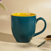 Green-Yellow Ceramic Coffee Mug